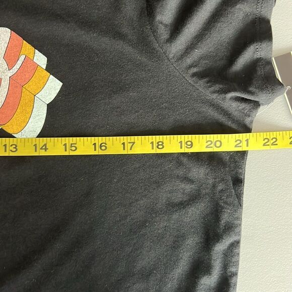 New Reef Surf Black Retro Logo Short Sleeve Graphic Tee Size L - Picture 5 of 6